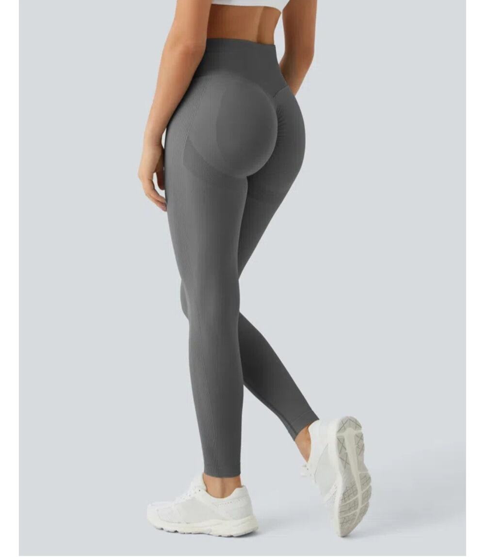 Halara OneForm Seamless Flow High Waisted Booty Scrunch Leggings xl NWT